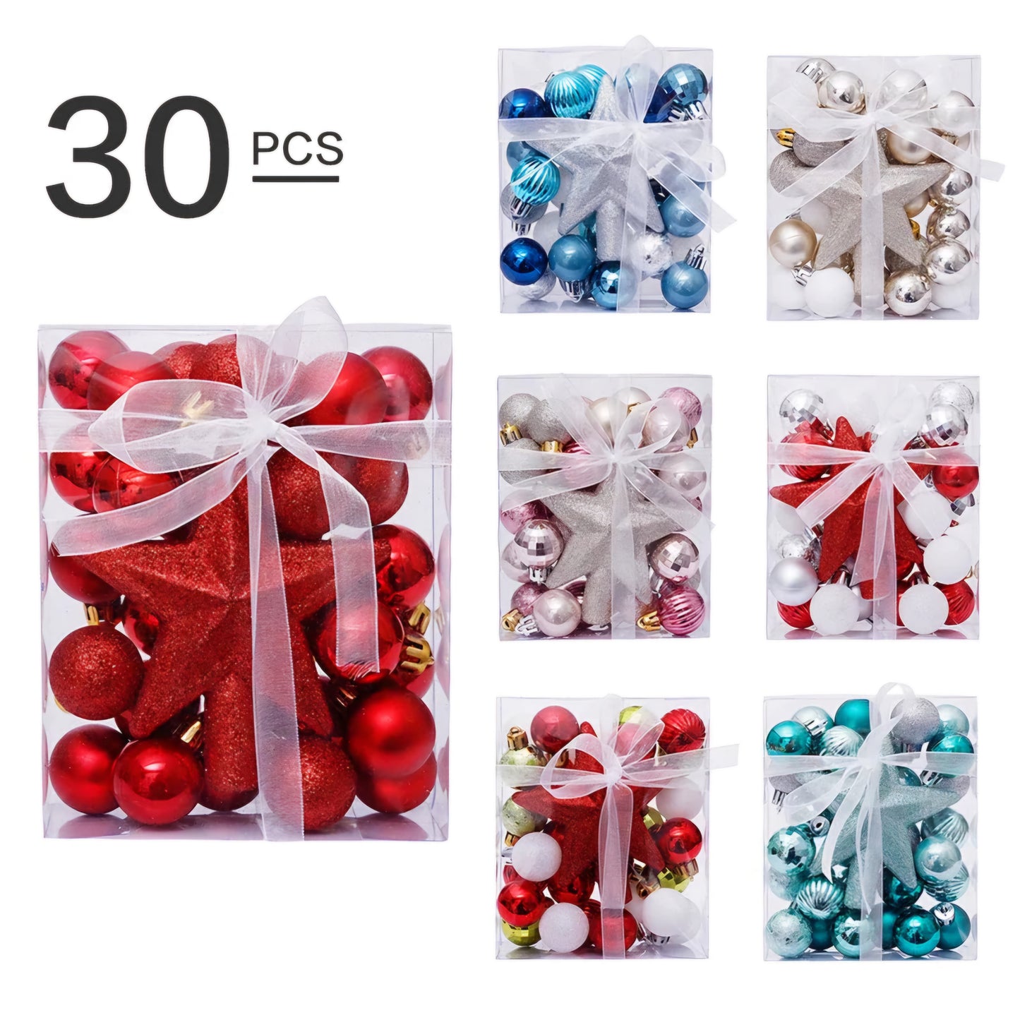 30pcs Christmas Pendant Christmas Balls