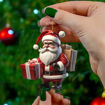 Christmas cartoon Santa Claus pendant Christmas Tree hanging ornamen