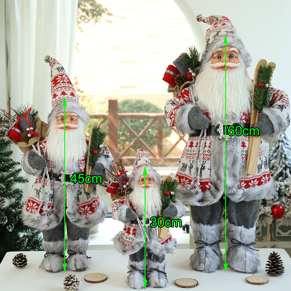 Santa Claus Doll 60/45/30cm Christmas Decorations