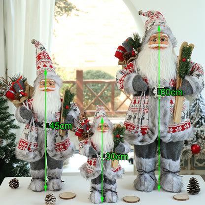 Santa Claus Doll 60/45/30cm Christmas Decorations