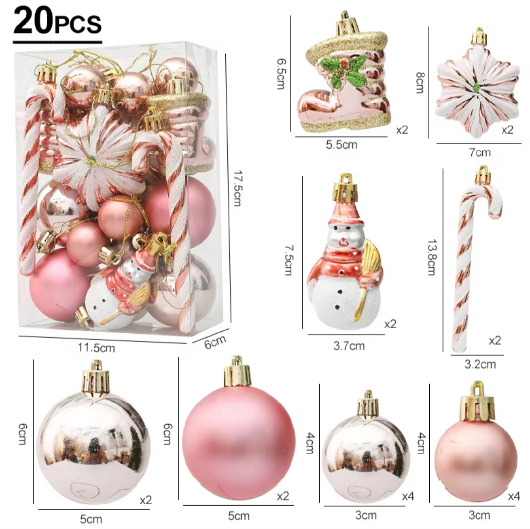 2OPcs Beautifully Christmas Balls