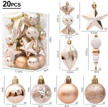 2OPcs Beautifully Christmas Balls